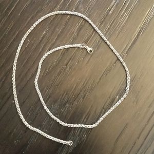 James Avery 18" Medium Spiga Chain